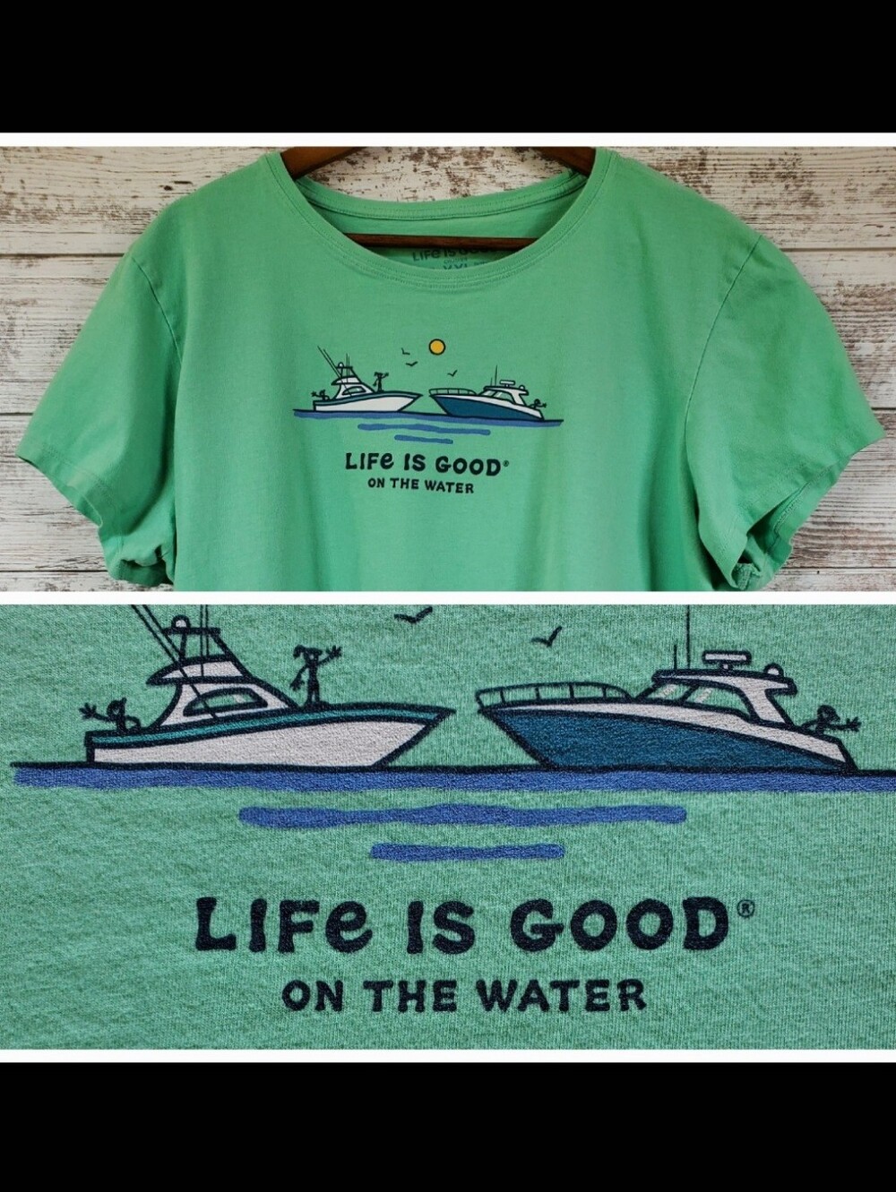 Life is Good 'On the Water' Graphic Tee